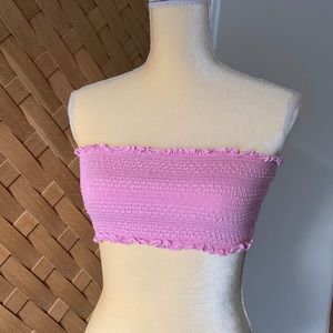 PINK SUMMER BANDEAU TOP